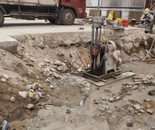 罗定公路下沉压浆